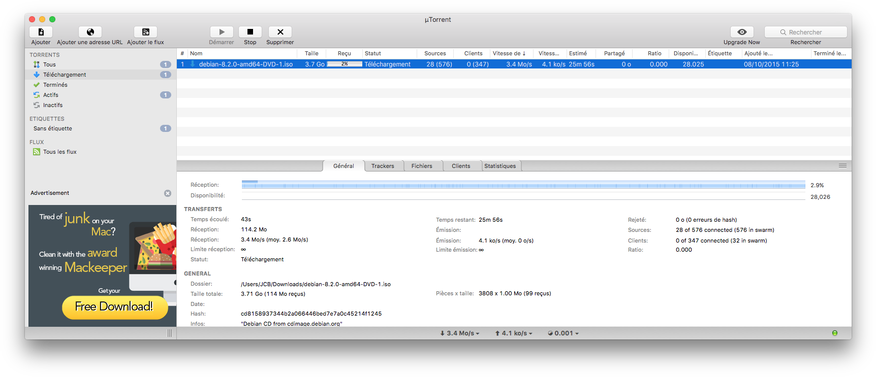 Utorrent El Capitan Telecharger (1739x754), Png Download