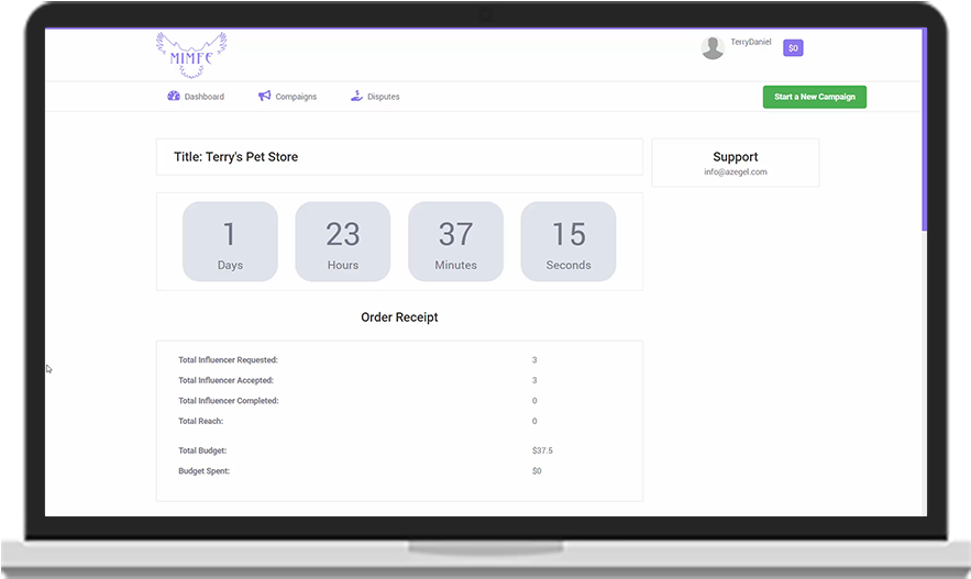 In Real Time, View Your Ongoing Campaign And Its Status (1100x800), Png Download