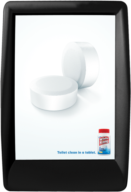 White King Bleach Tablets Campaign (638x644), Png Download