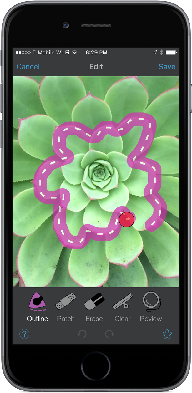 Smart Outline Tool (856x1500), Png Download