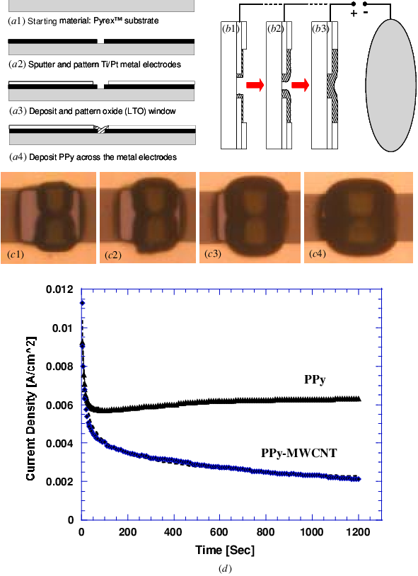 A) And (b) Outline The Sensor Fabrication Processes. (591x814), Png Download