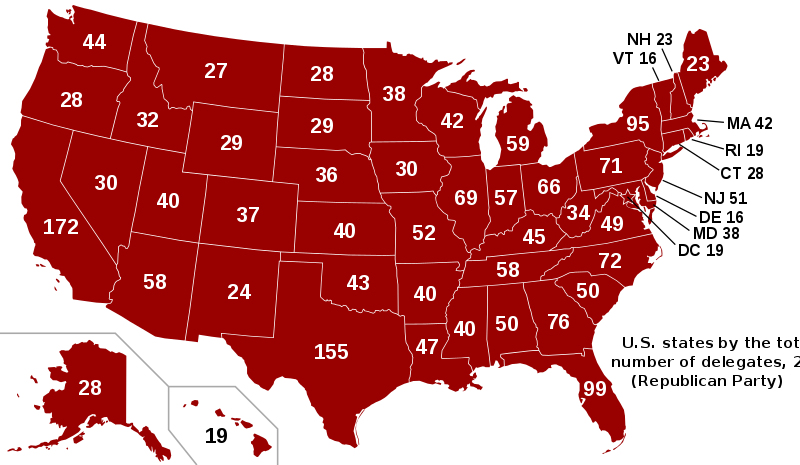 File - U - S - States By The Delegates - Svg (800x465), Png Download