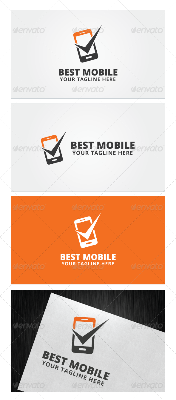 Best Mobile Logo Template Best Mobile Logo Templatere (590x1339), Png Download