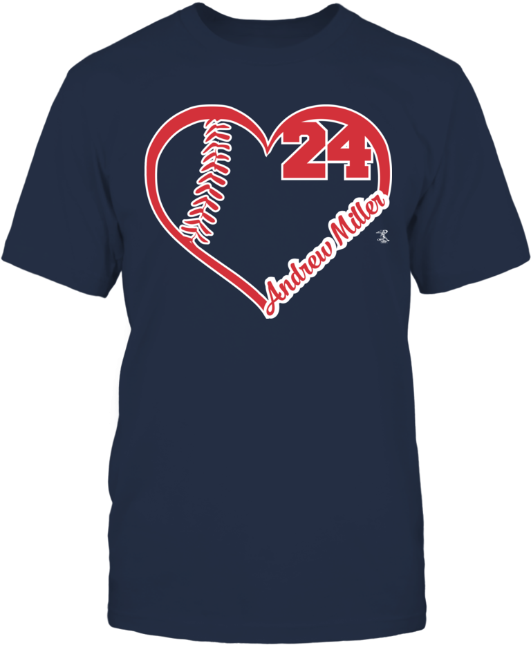 Andrew Miller Heart Team T Shirt (1000x1000), Png Download