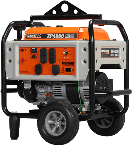 Generac Product Xp4000 Portable Angle Model 5929 (768x480), Png Download