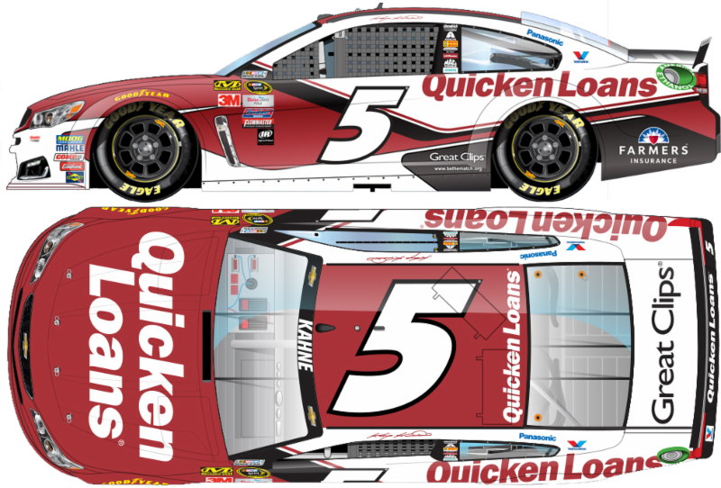 2016 Kasey Kahne 1/24th Quicken Loans Car (800x542), Png Download