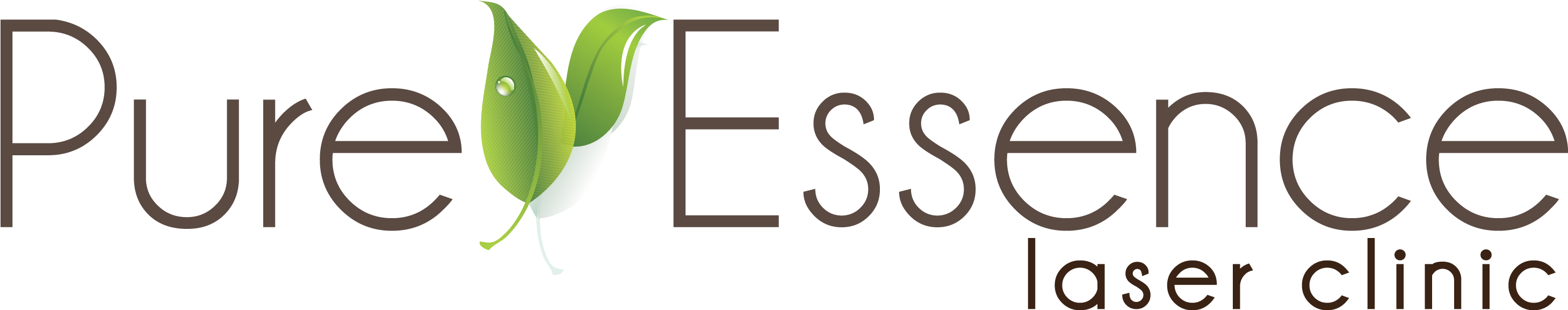 Pure Essence Laser Clinic Logo (2918x585), Png Download