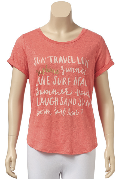Tommy Bahama Sun Travel Word Tee (715x715), Png Download