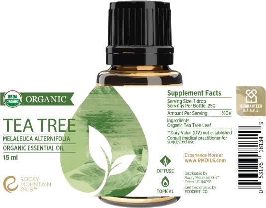 Organic Tea Tree Peeled (700x900), Png Download