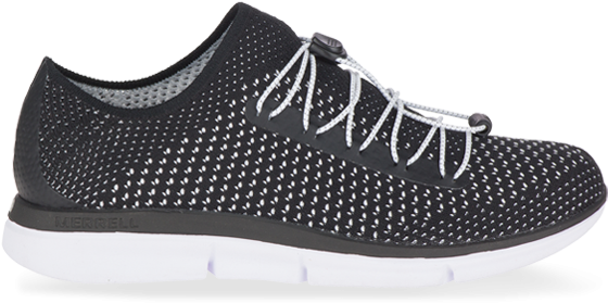 Merrell Zoe Sojourn Knit Q2 Lace Womens Black (685x478), Png Download