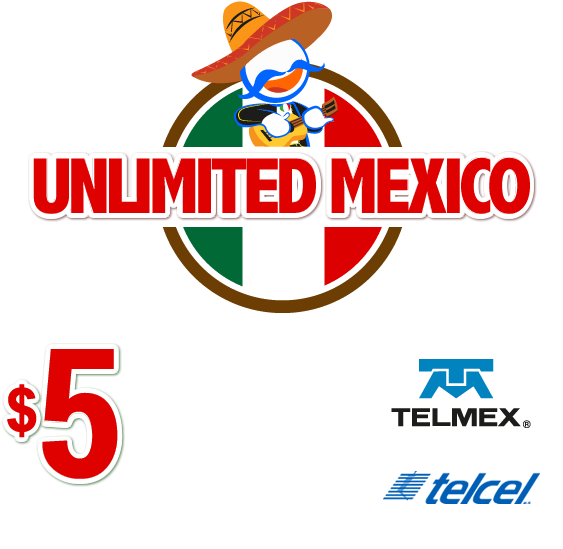 Unlimited Calls To Mexico (680x580), Png Download