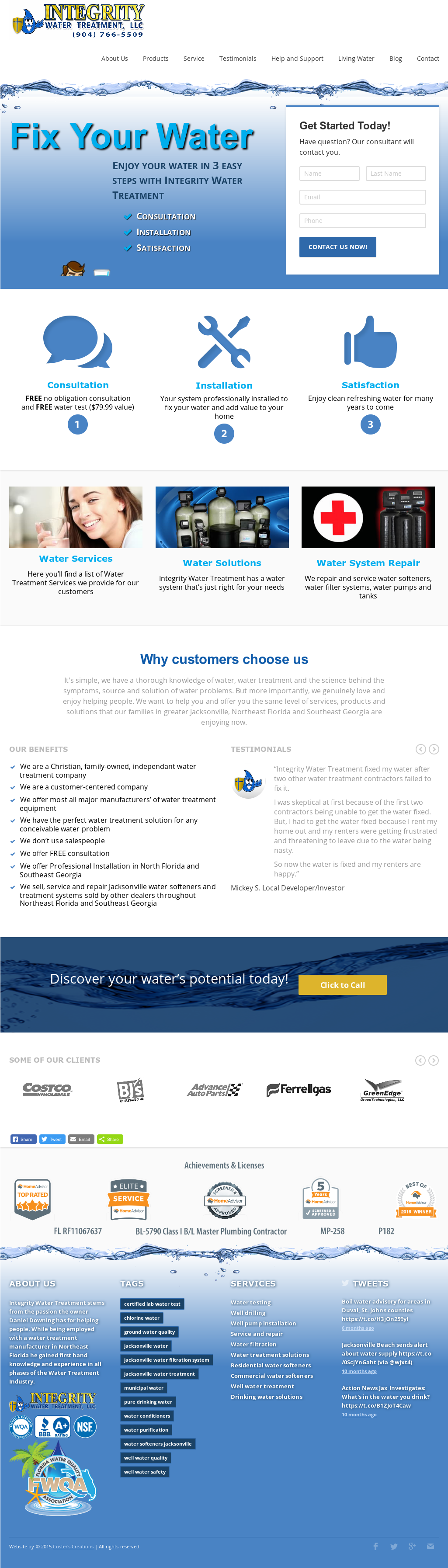 Integritywatertreatment Competitors, Revenue And Employees (1988x3586), Png Download