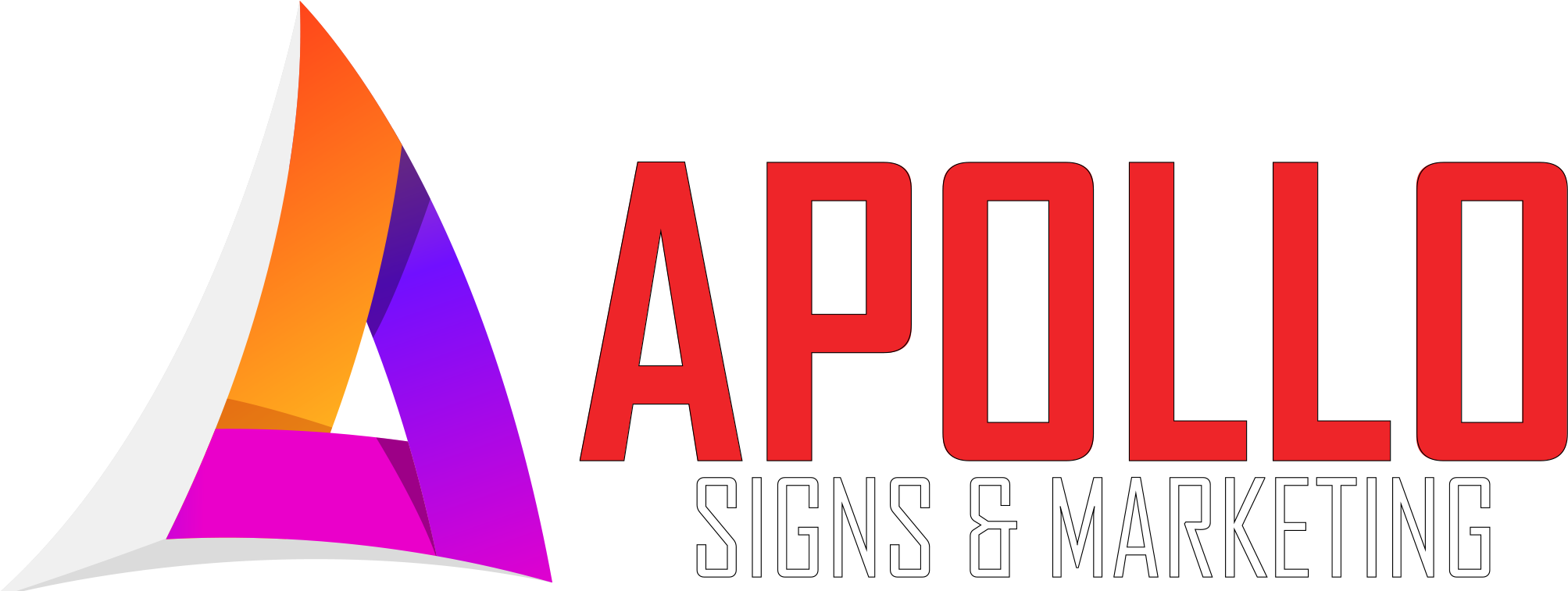 Apollo Signs (2300x756), Png Download