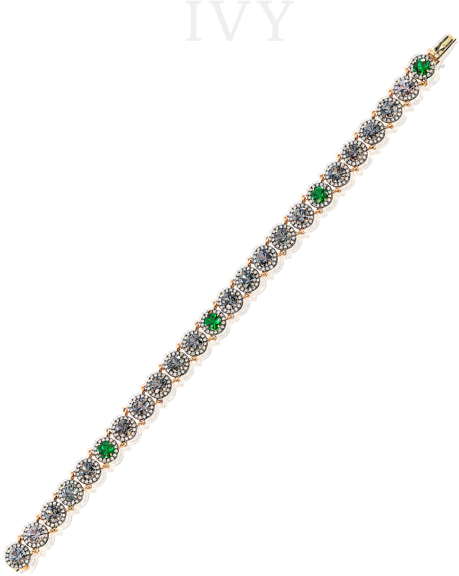 Silk Road Bracelet With Spinel And Tsavorites (728x1000), Png Download