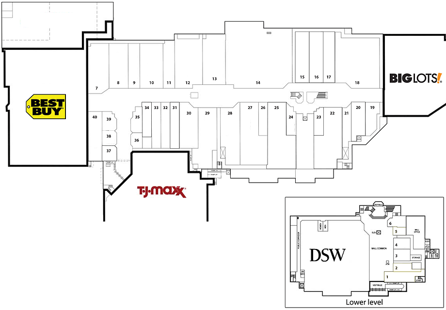 Mallplan (920x640), Png Download