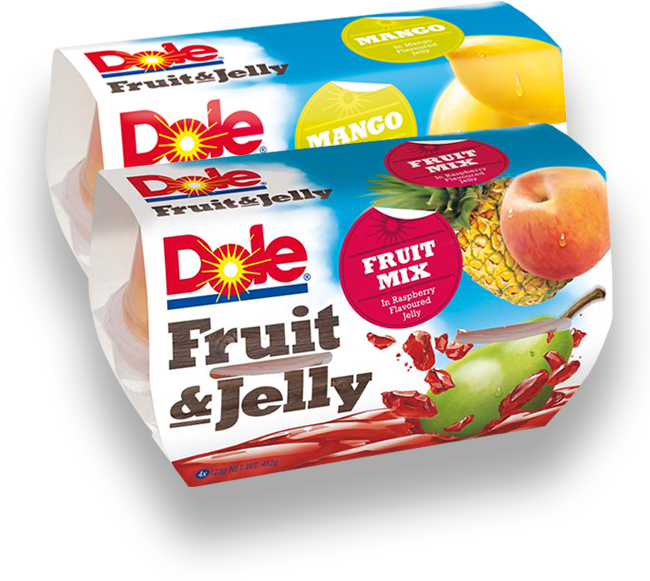 Dole Fruit & Jelly Bowls (655x689), Png Download