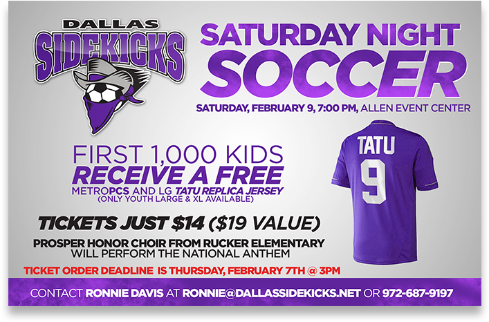 Dallas Sidekicks Postcard (940x500), Png Download