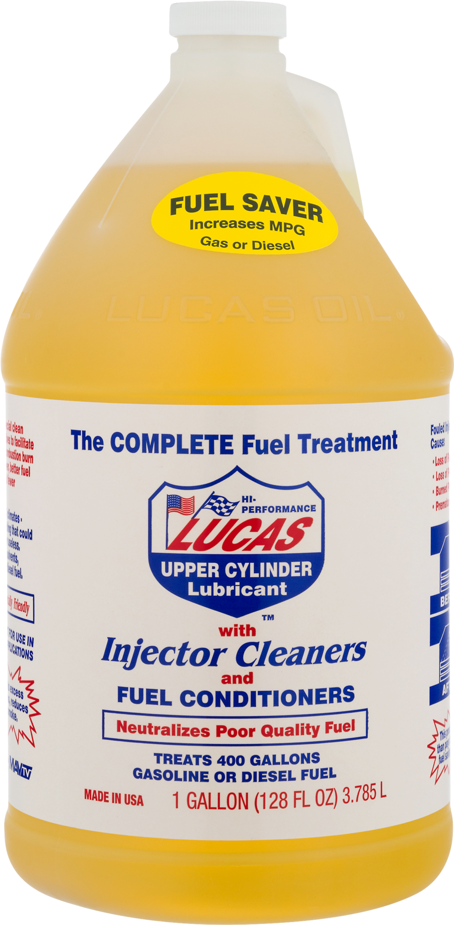 Lucas 'the Complete Fuel Treatment' 1 Gallon Bottle (1800x1800), Png Download
