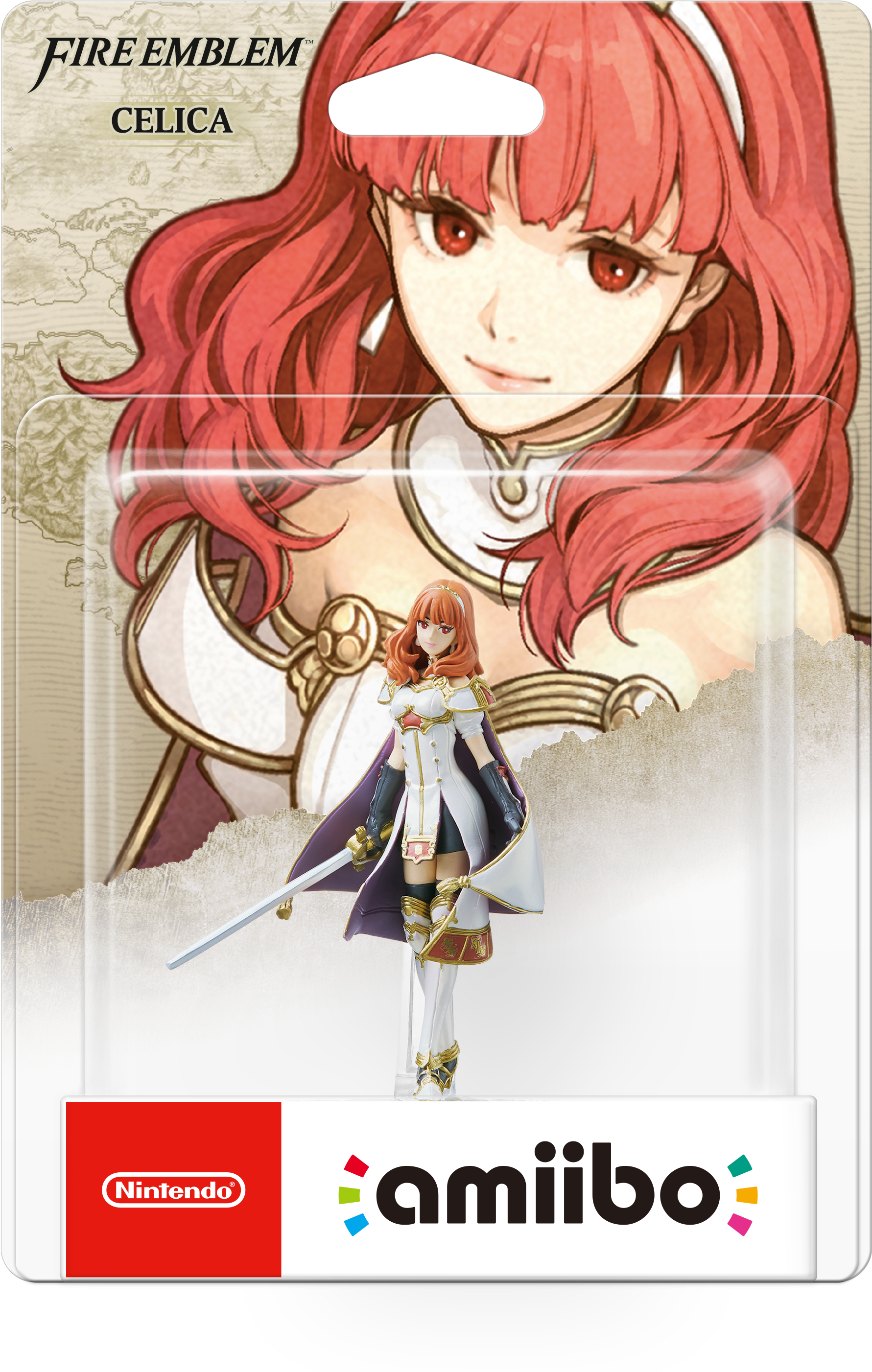 Nintendo Amiibo Fire Emblem Figurine Celica (2146x2986), Png Download