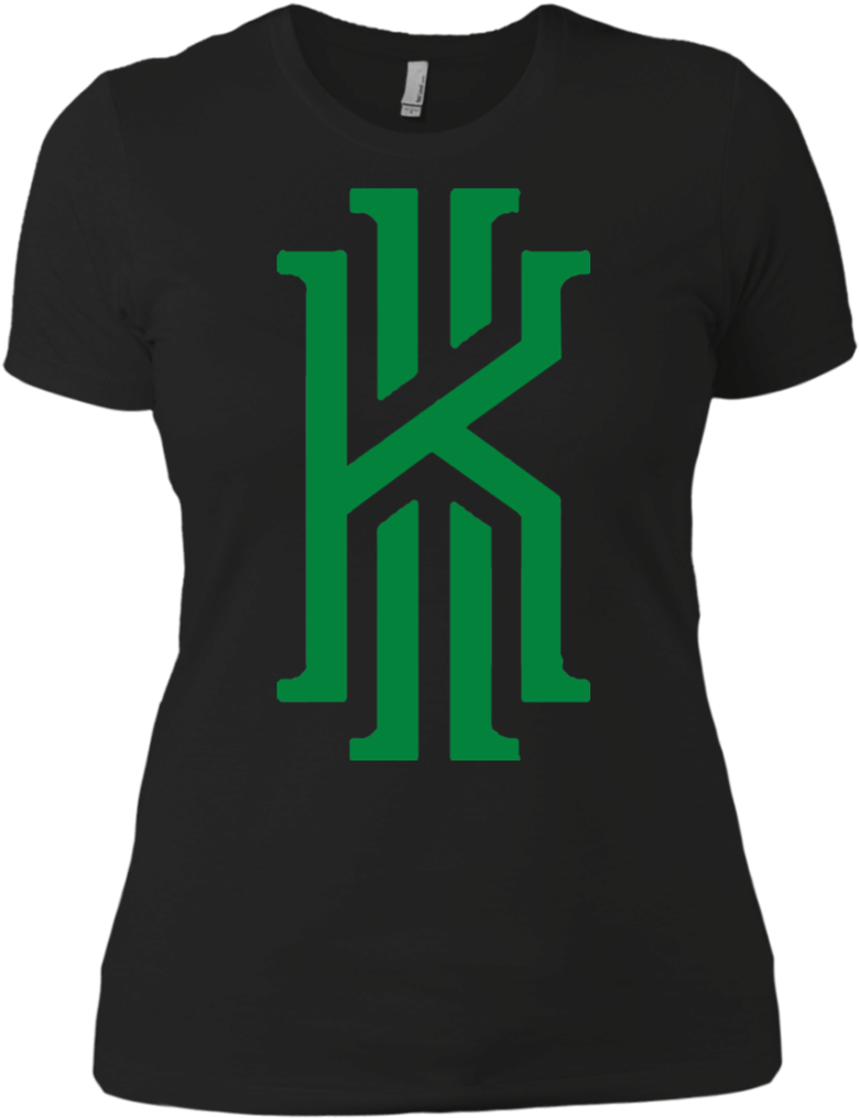 Kyrie Irving Logo Boston Basketball Shirt Ladies' Boyfriend (1024x1024), Png Download