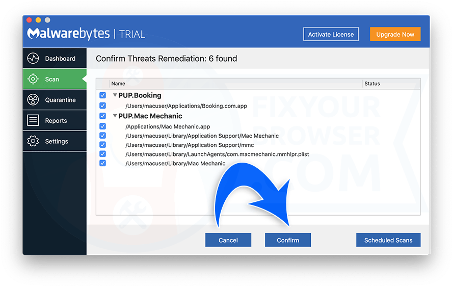 Malwarebytes Mac - Remove Threats (900x572), Png Download
