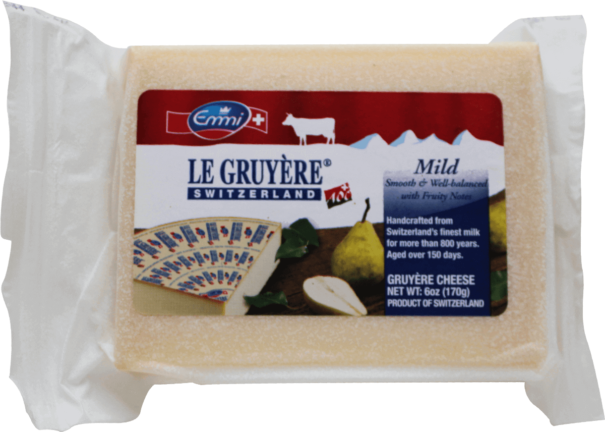 Emmi Le Gruyere® Aop Mild (1200x856), Png Download