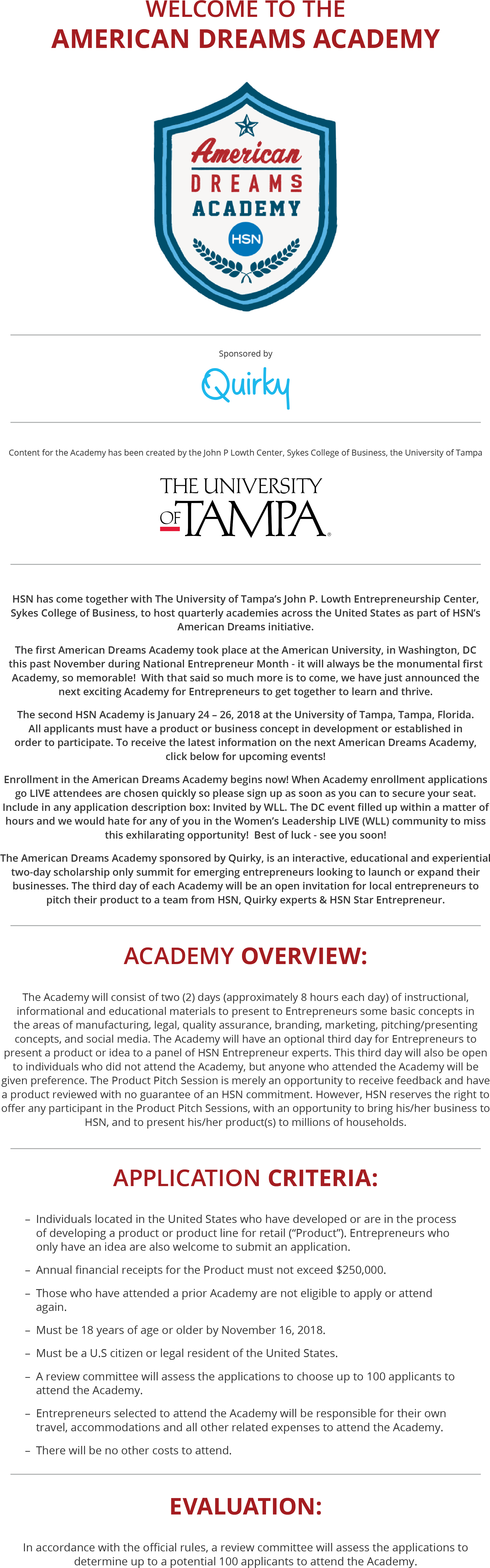 American Dreams Academy Web Graphic-2rev (2667x7500), Png Download