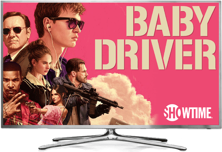 Catch Baby Driver On Showtime (745x526), Png Download