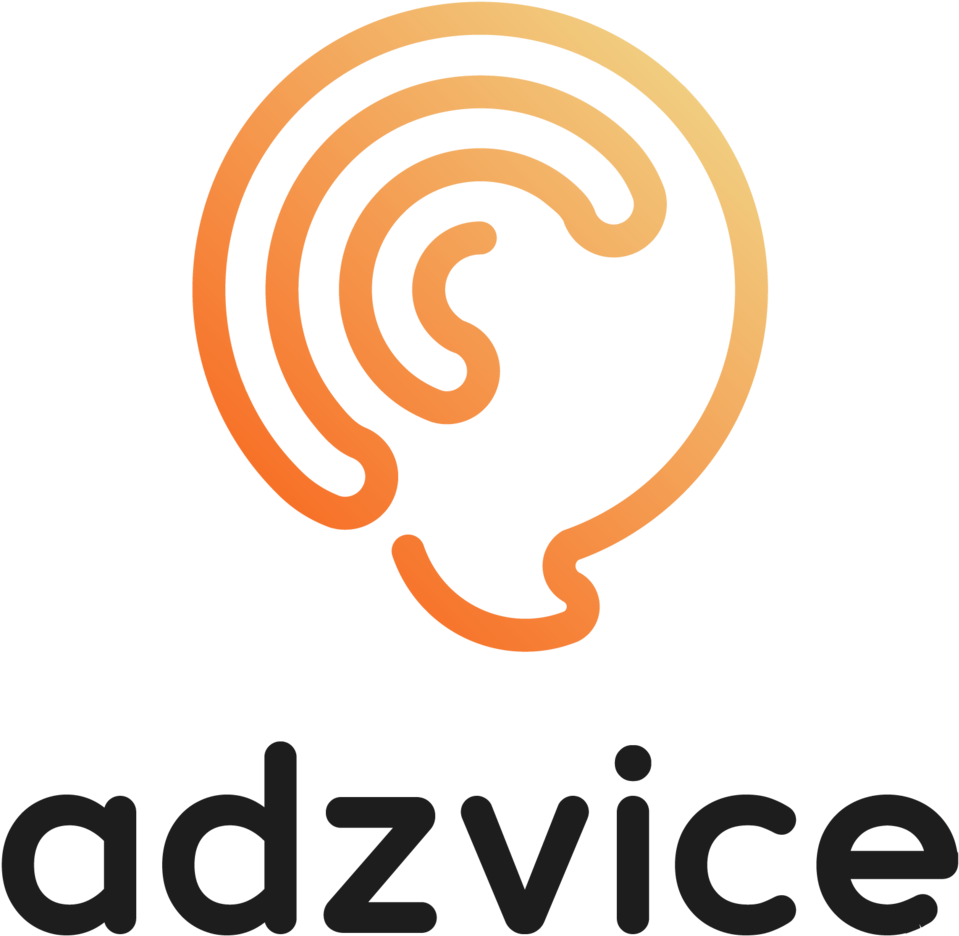 Adzvice Logo Rgb Full Color Dark Vertical (1000x977), Png Download