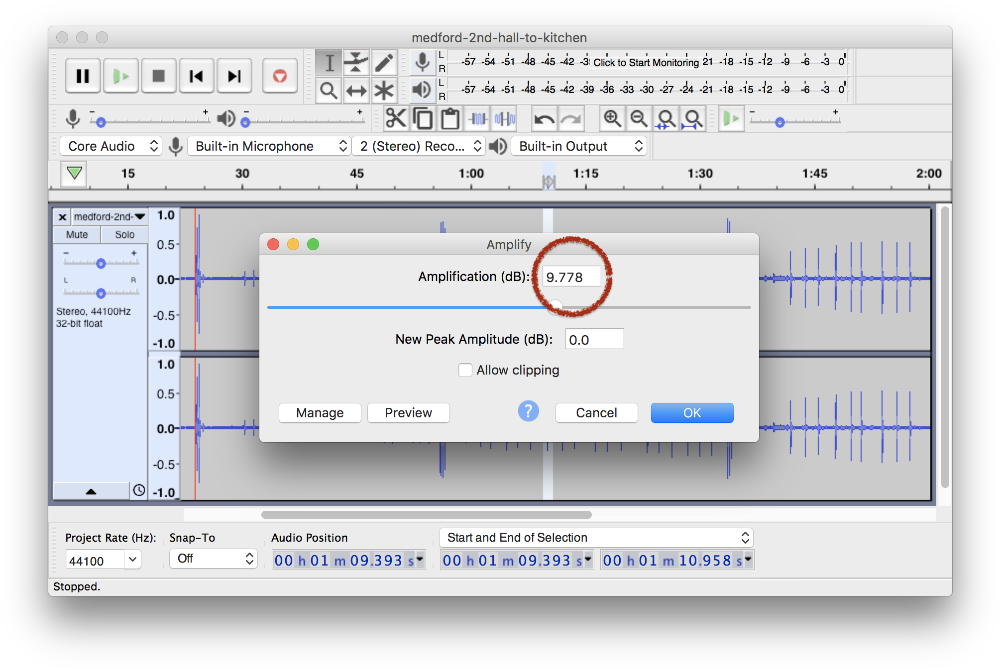 Audacity And Measured The Heights Of The Peaks Using (2040x1370), Png Download