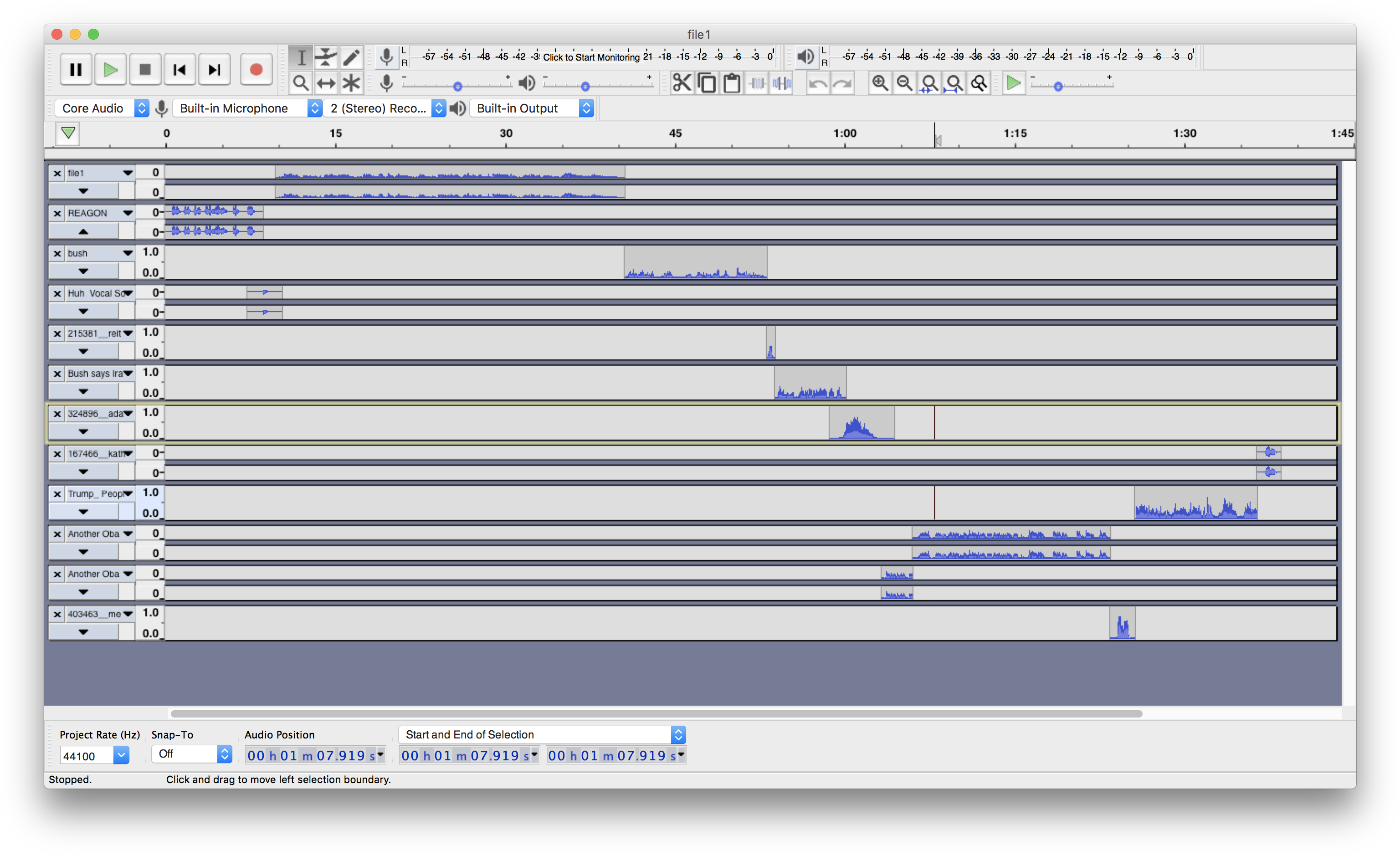 Here Is A Picture Of The Audacity Dashboard, Which (3104x1902), Png Download