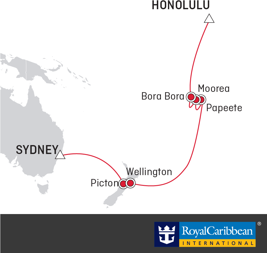 Qantas Cruise Deals Powered Cruise Guru Png Royal Caribbean (900x934), Png Download