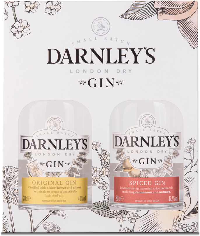 Darnley's Gin 20cl Gift Pack (1000x1000), Png Download