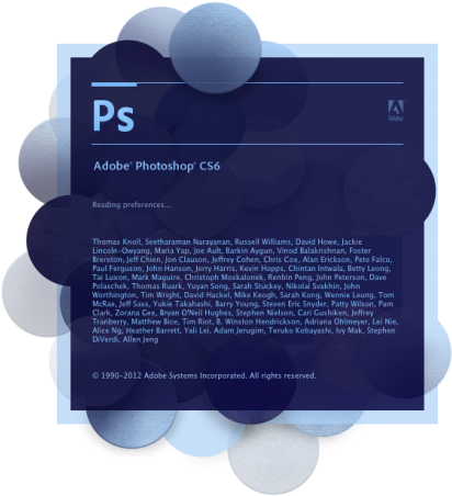 Adobe Photoshop Cs6 Splash Screen, Adobe Photoshop, (640x542), Png Download