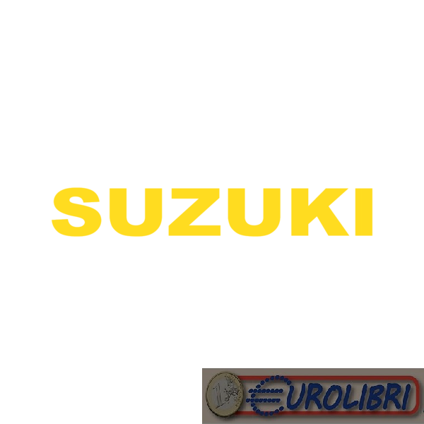 Suzuki Logo - Adesivo Prespaziato - Colore Giallo - (600x600), Png Download
