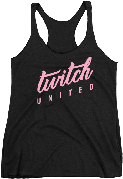 Tu Pink Logo Women's Racerback Tank (600x600), Png Download