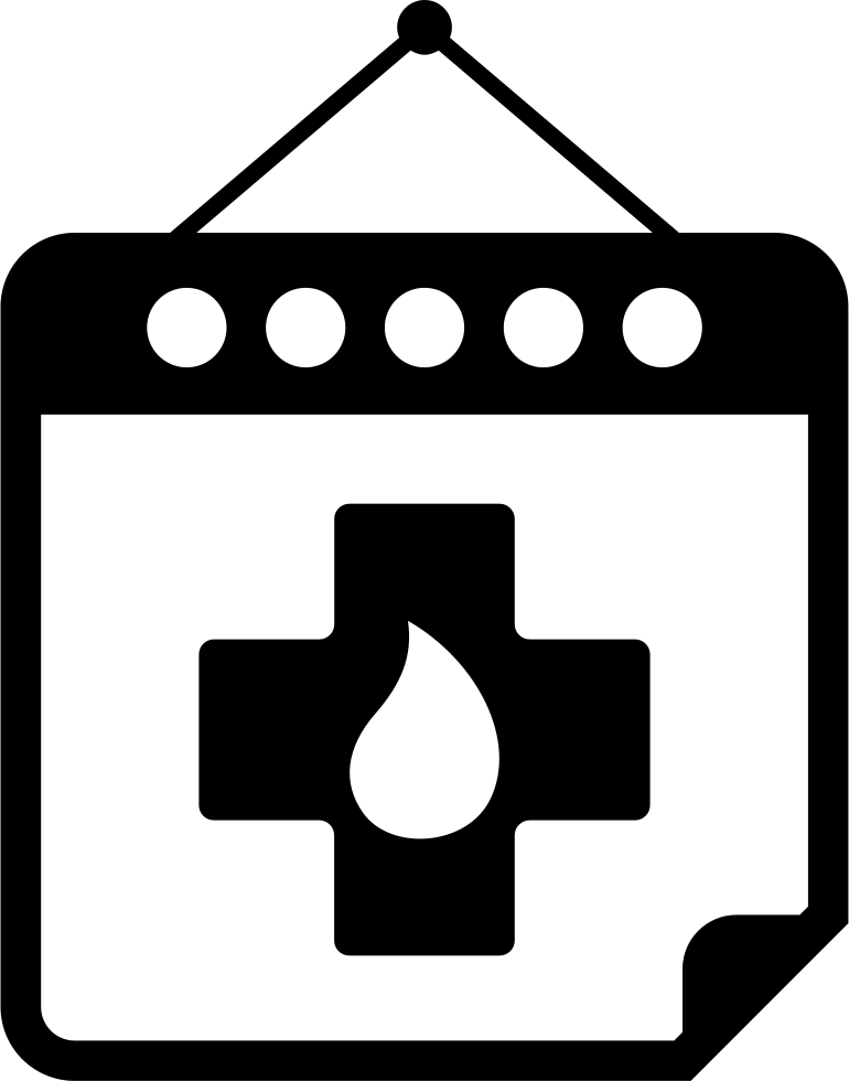 Calendar Hanging Of A Wall With A Cross Sign Comments (770x980), Png Download