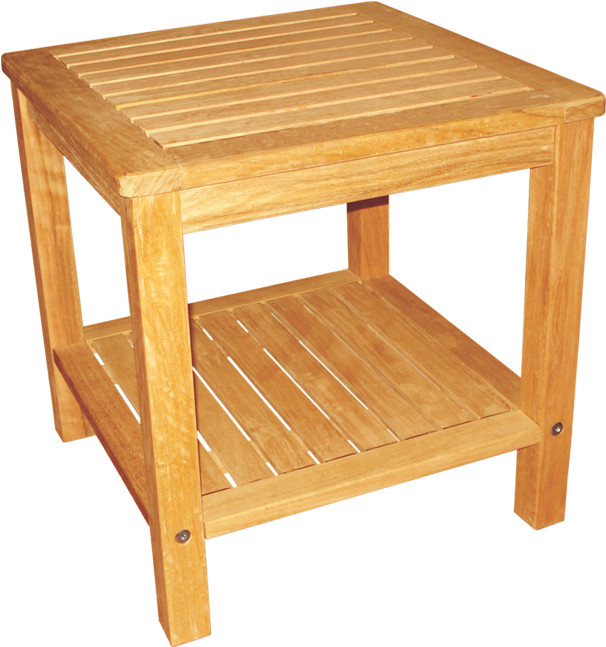 Mimosa Timber Side Table 450mm (800x800), Png Download