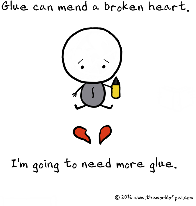 Glue Png (700x710), Png Download