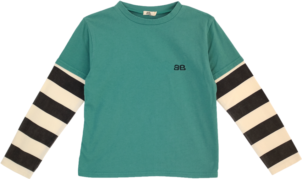 Bandy Button Kary Tee-shirt Long Sleeves (960x720), Png Download