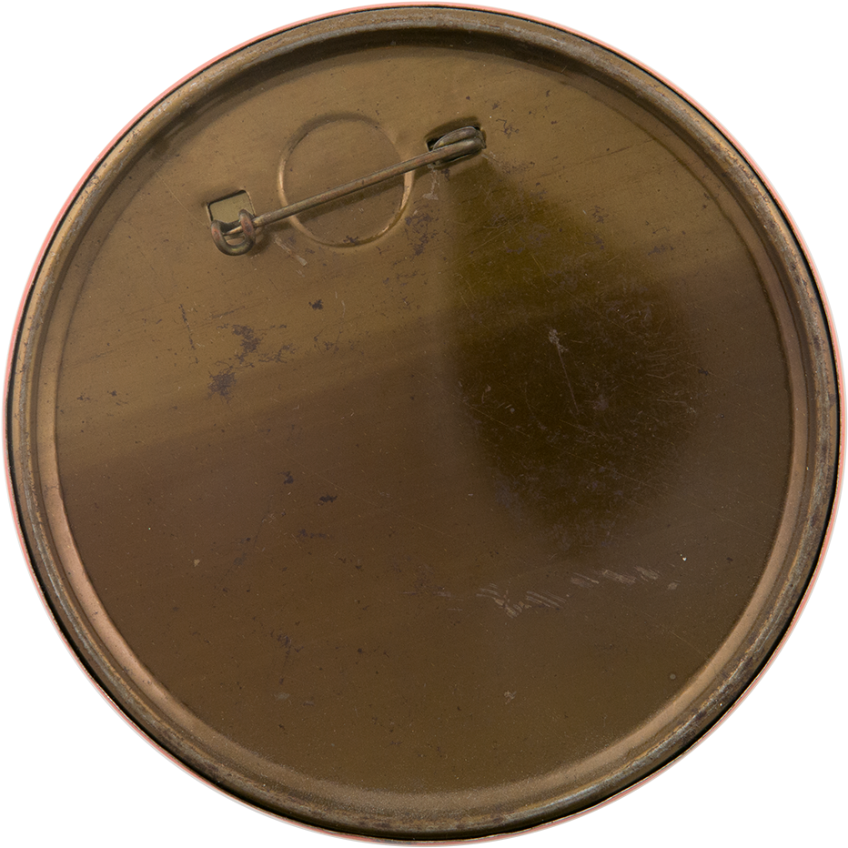 Taft Orange Button Back Political Button Museum (1000x999), Png Download