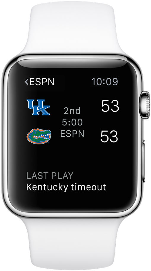 Aplwatch Espn Pr Screen Watch Espn Png (1200x1200), Png Download