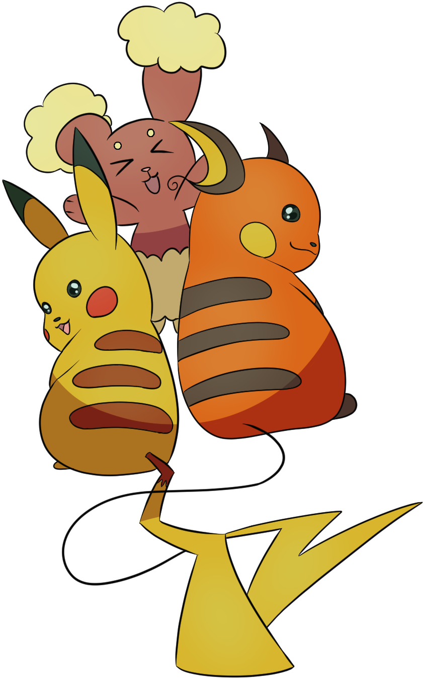 While Ash, Dawn, Misty, And Brock Have A Night On The (952x1411), Png Download