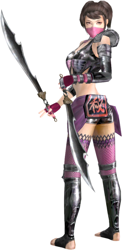 Kunoichi Warriors Alternate Costume (805x993), Png Download