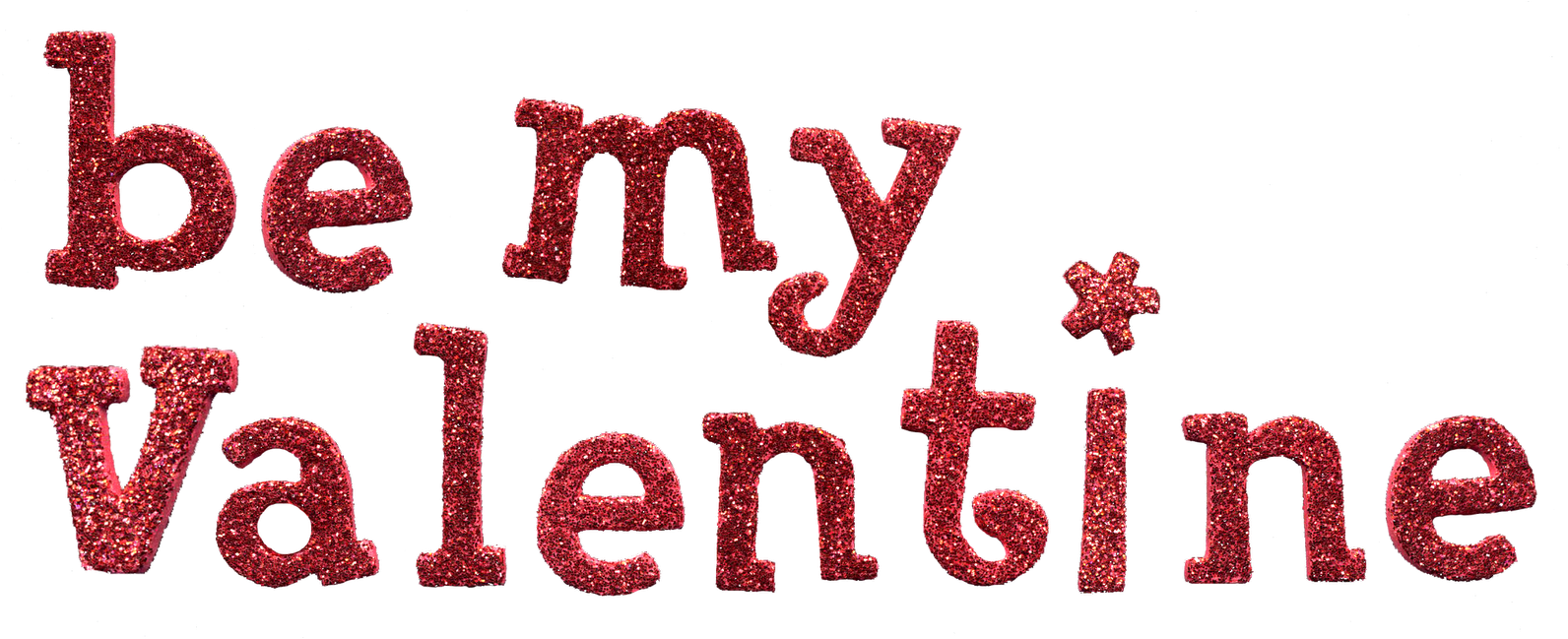 Valentine Transparent Be Mine (1600x651), Png Download