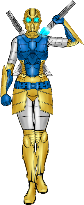 Sci Fi Warrior Png Photo (500x750), Png Download