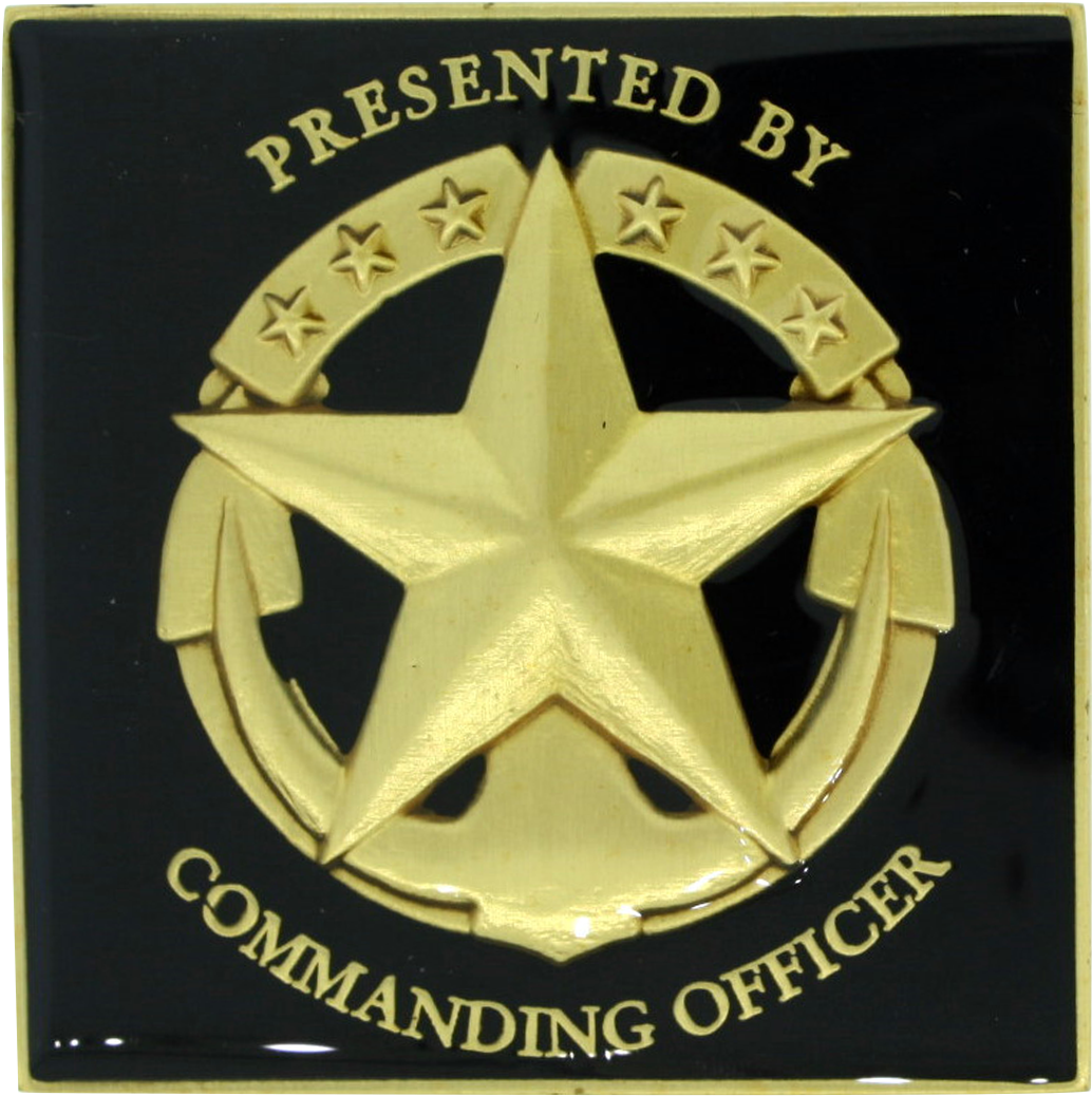 Commanding Officer Navy Coins B0555 (1183x1183), Png Download