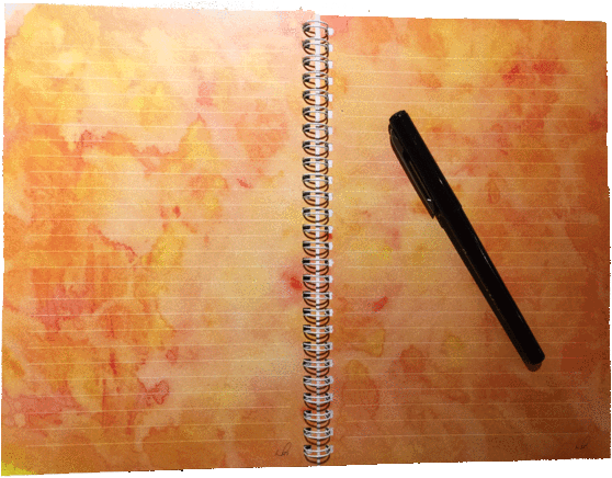 Watercolour Writing Journal - Watercolor Painting (600x450), Png Download
