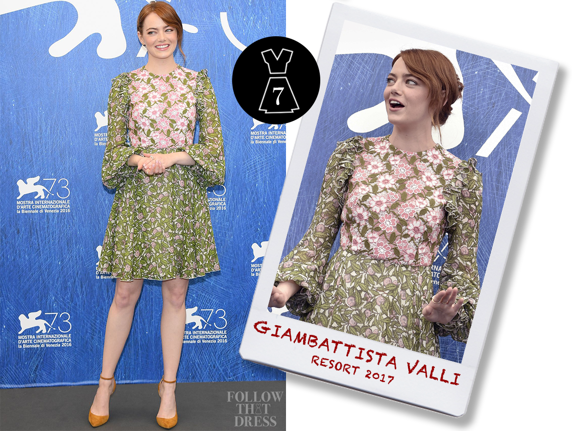 Emma Stone In Giambattista Valli Resort - Giambattista Valli Resort 2017 (1168x880), Png Download