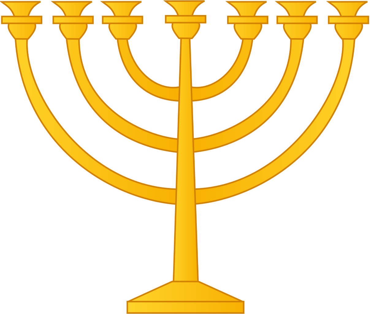 Wiktionary Clip Royalty Free Download - Menorah Png (1200x1018), Png Download
